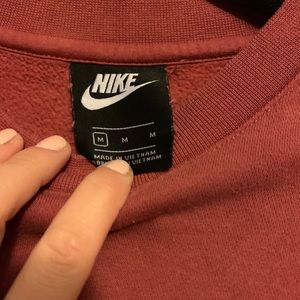 Nike Red Crewneck Sweatshirt